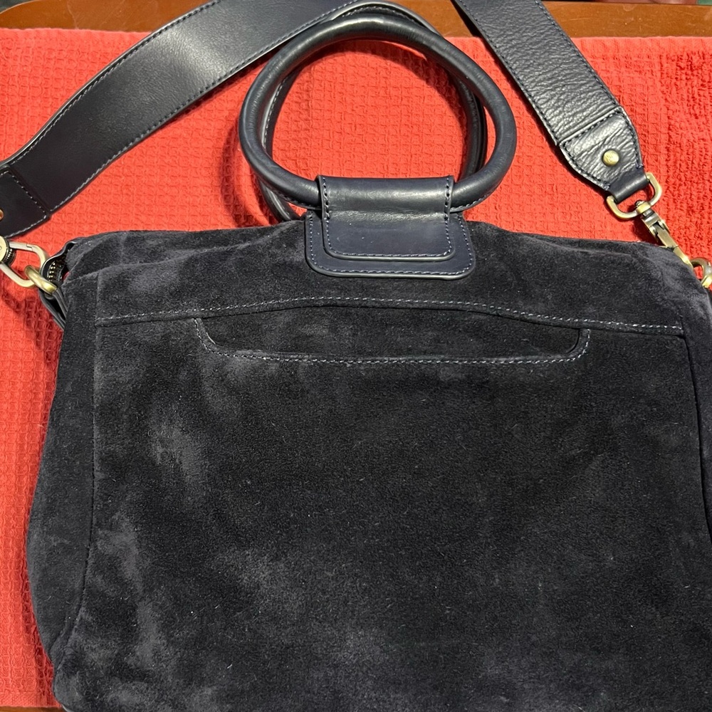 Hobo Black Suede Handbag - Picture 2 of 8